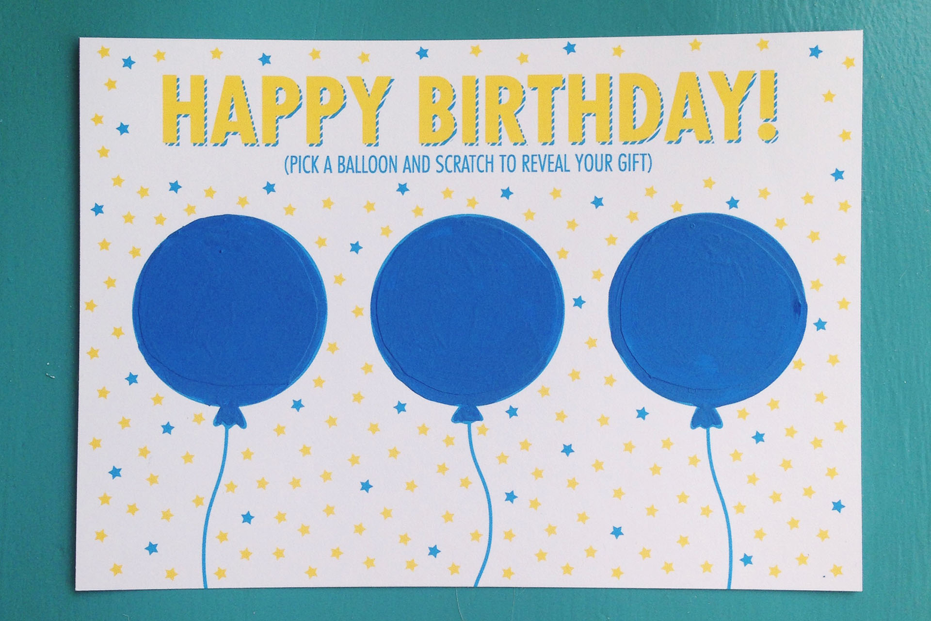 DIY Birthday Scratch Off Card + Free Printable Alexandra Adams