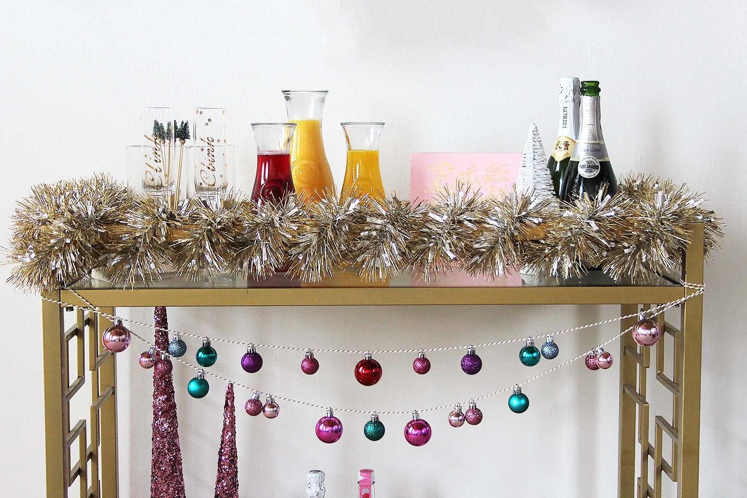 DIY Christmas Morning Mimosa Bar Alexandra Adams